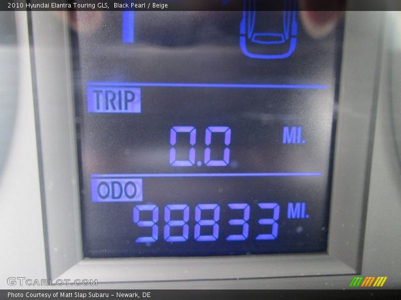 Black Pearl / Beige 2010 Hyundai Elantra Touring GLS