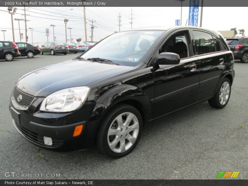 Midnight Black / Gray 2009 Kia Rio Rio5 SX Hatchback