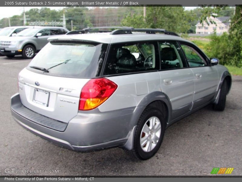 Brilliant Silver Metallic / Off Black 2005 Subaru Outback 2.5i Limited Wagon