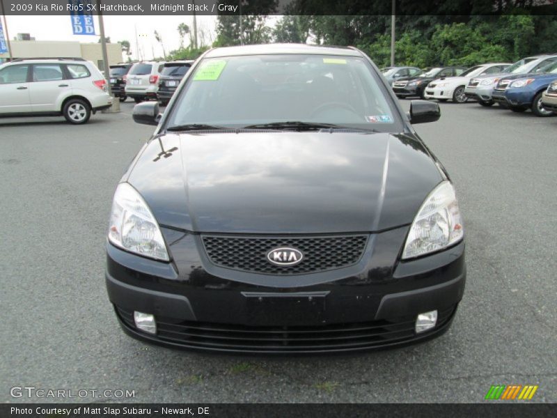 Midnight Black / Gray 2009 Kia Rio Rio5 SX Hatchback