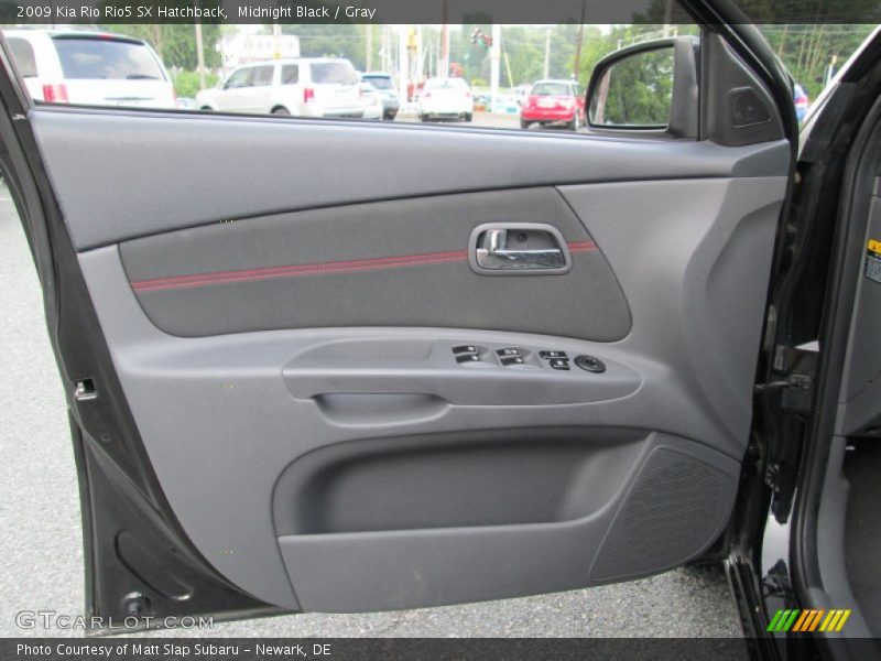 Midnight Black / Gray 2009 Kia Rio Rio5 SX Hatchback