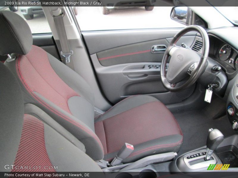 Midnight Black / Gray 2009 Kia Rio Rio5 SX Hatchback