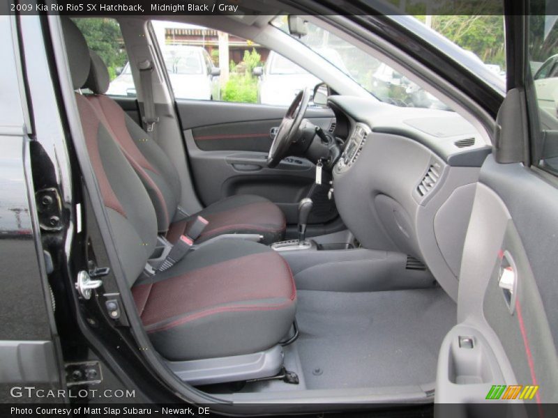Midnight Black / Gray 2009 Kia Rio Rio5 SX Hatchback