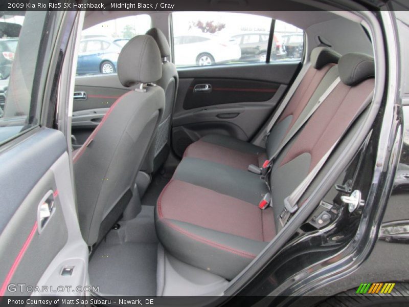 Midnight Black / Gray 2009 Kia Rio Rio5 SX Hatchback