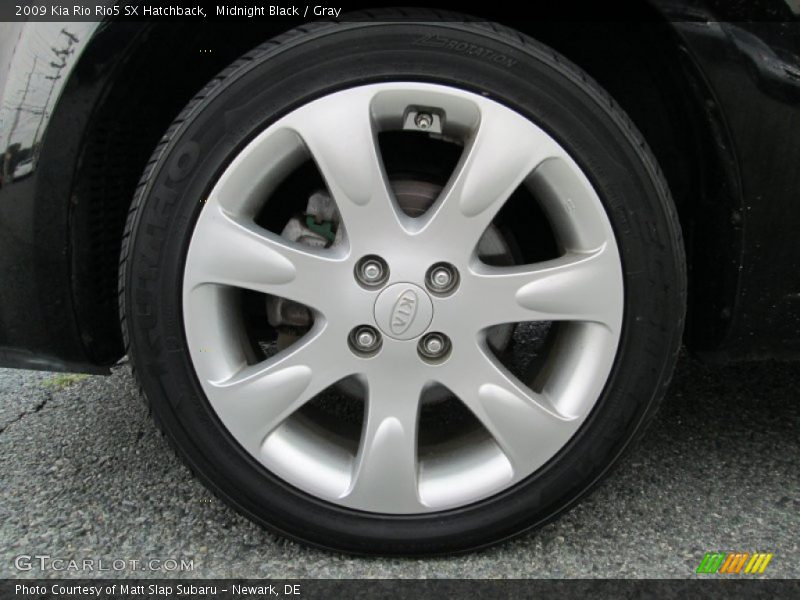Midnight Black / Gray 2009 Kia Rio Rio5 SX Hatchback