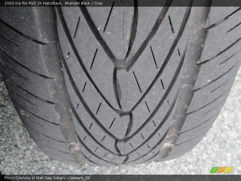 Midnight Black / Gray 2009 Kia Rio Rio5 SX Hatchback