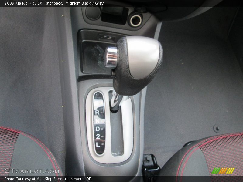 Midnight Black / Gray 2009 Kia Rio Rio5 SX Hatchback