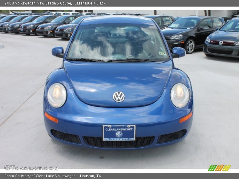 Laser Blue / Black 2008 Volkswagen New Beetle S Coupe