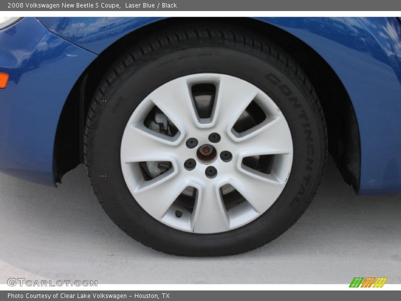 Laser Blue / Black 2008 Volkswagen New Beetle S Coupe