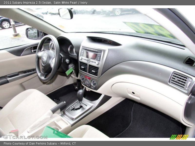 Satin White Pearl / Ivory 2011 Subaru Impreza 2.5i Sedan