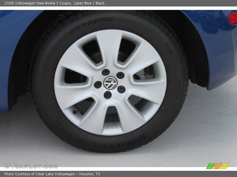 Laser Blue / Black 2008 Volkswagen New Beetle S Coupe