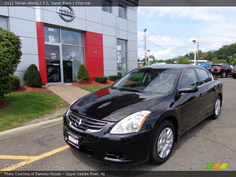 Super Black / Charcoal 2012 Nissan Altima 2.5 S