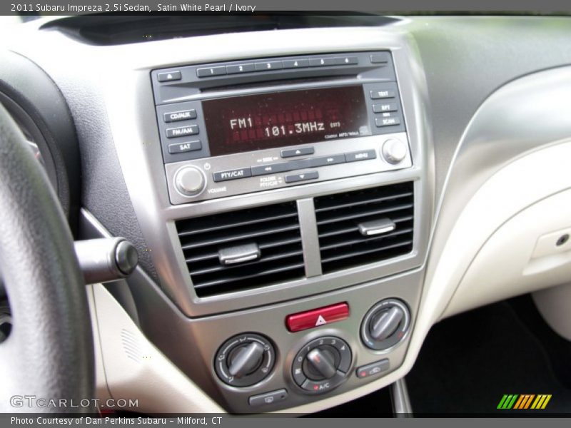 Satin White Pearl / Ivory 2011 Subaru Impreza 2.5i Sedan