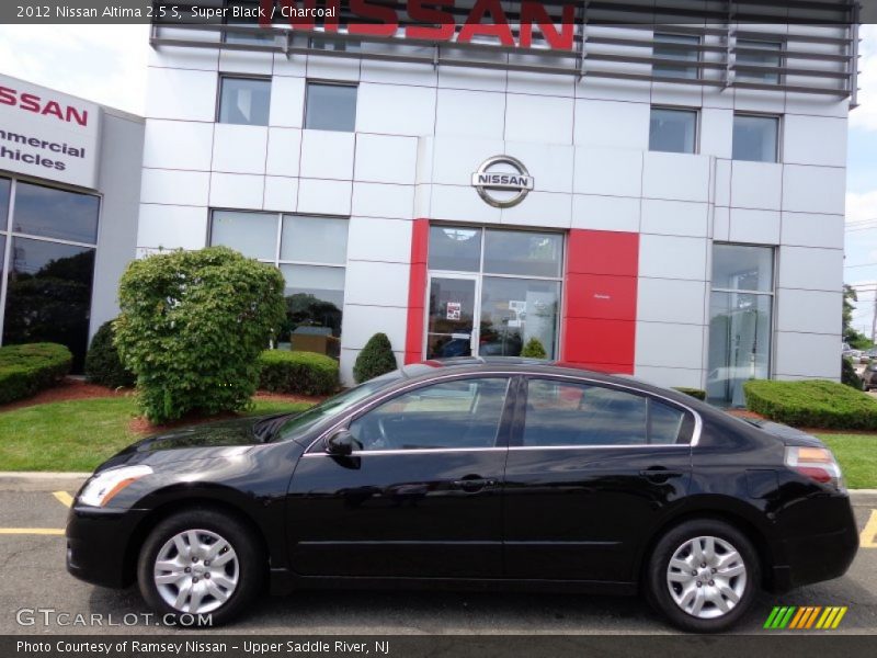 Super Black / Charcoal 2012 Nissan Altima 2.5 S