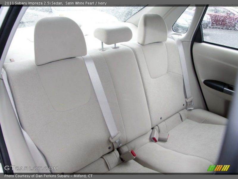 Satin White Pearl / Ivory 2011 Subaru Impreza 2.5i Sedan