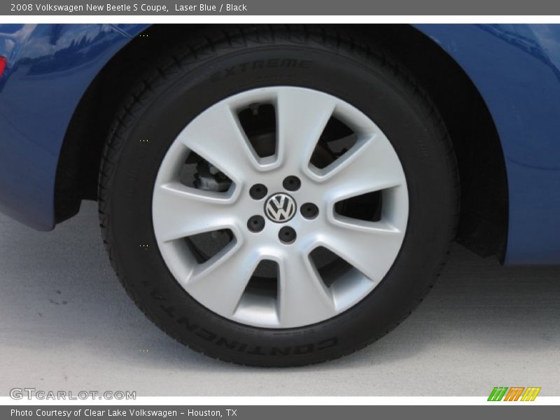 Laser Blue / Black 2008 Volkswagen New Beetle S Coupe