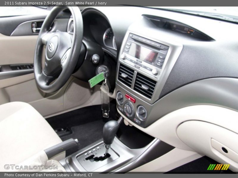 Satin White Pearl / Ivory 2011 Subaru Impreza 2.5i Sedan