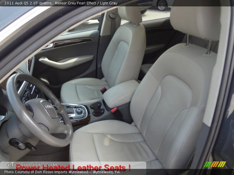 Meteor Grey Pearl Effect / Light Gray 2011 Audi Q5 2.0T quattro
