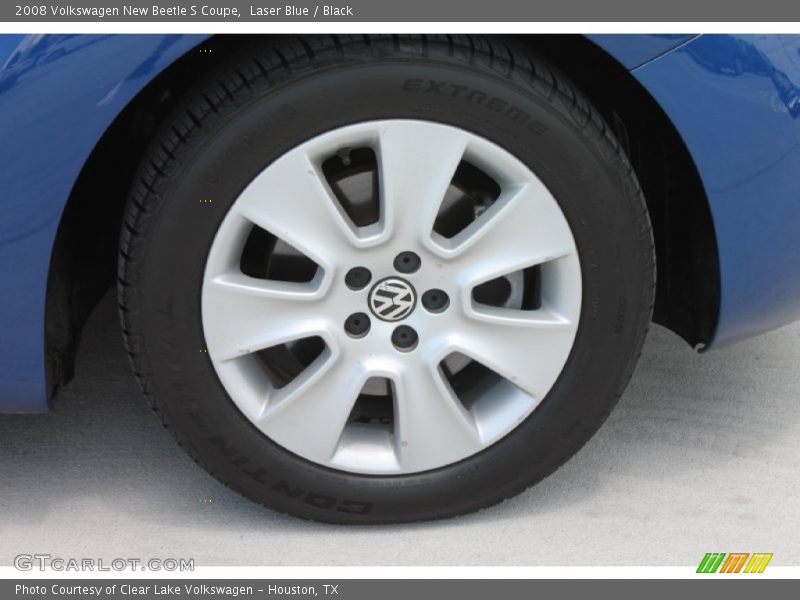 Laser Blue / Black 2008 Volkswagen New Beetle S Coupe