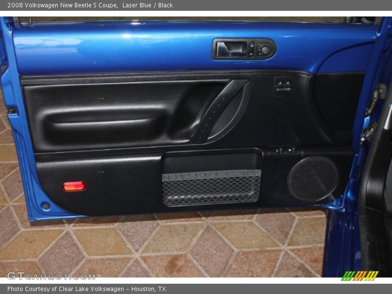 Laser Blue / Black 2008 Volkswagen New Beetle S Coupe