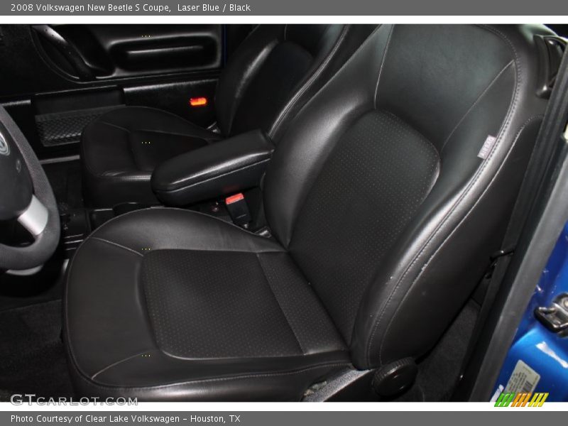 Laser Blue / Black 2008 Volkswagen New Beetle S Coupe