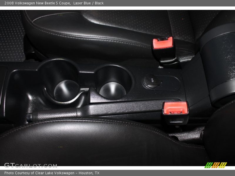Laser Blue / Black 2008 Volkswagen New Beetle S Coupe