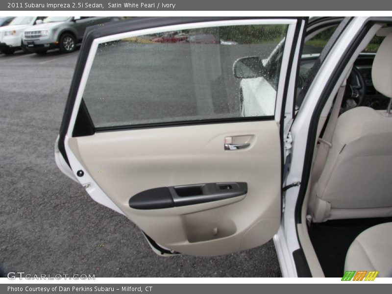 Satin White Pearl / Ivory 2011 Subaru Impreza 2.5i Sedan