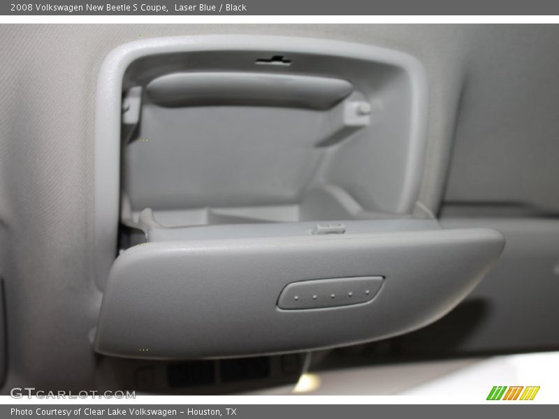 Laser Blue / Black 2008 Volkswagen New Beetle S Coupe