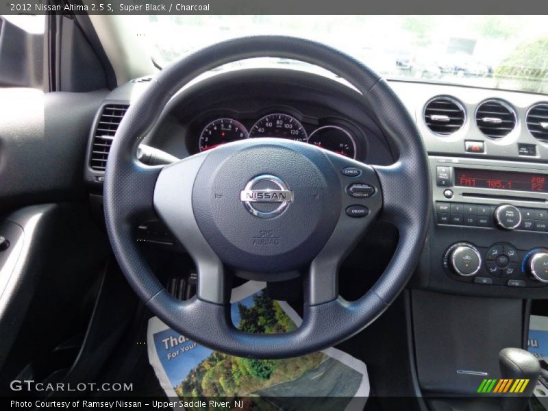 Super Black / Charcoal 2012 Nissan Altima 2.5 S