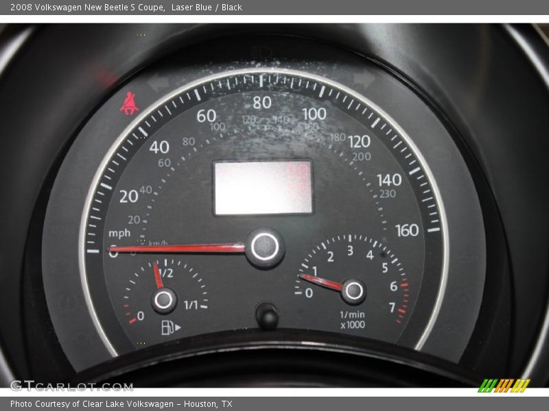 Laser Blue / Black 2008 Volkswagen New Beetle S Coupe