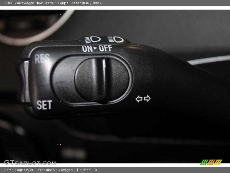 Laser Blue / Black 2008 Volkswagen New Beetle S Coupe