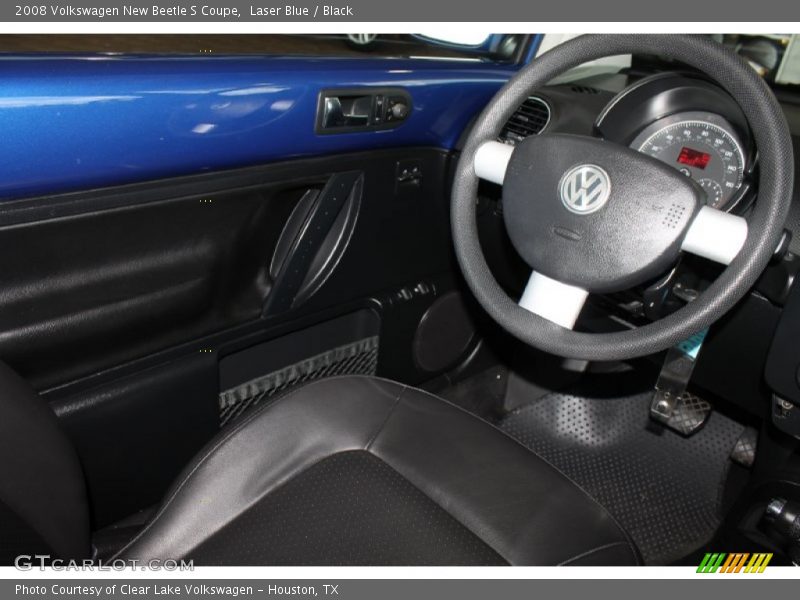 Laser Blue / Black 2008 Volkswagen New Beetle S Coupe
