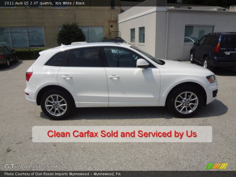 Ibis White / Black 2011 Audi Q5 2.0T quattro