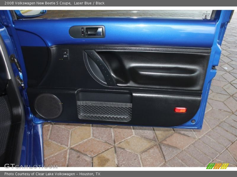 Laser Blue / Black 2008 Volkswagen New Beetle S Coupe