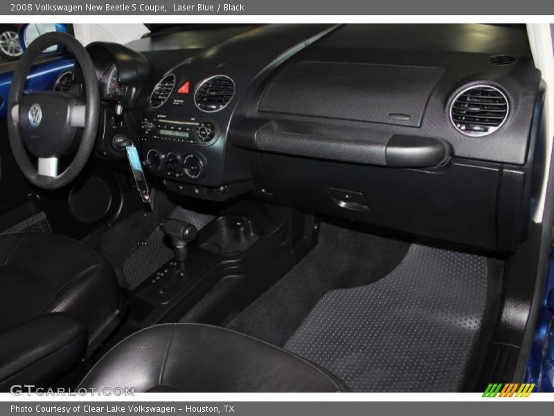 Laser Blue / Black 2008 Volkswagen New Beetle S Coupe