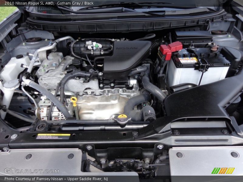 Gotham Gray / Black 2010 Nissan Rogue SL AWD