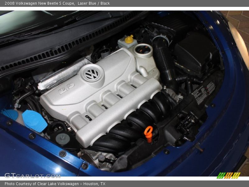 Laser Blue / Black 2008 Volkswagen New Beetle S Coupe