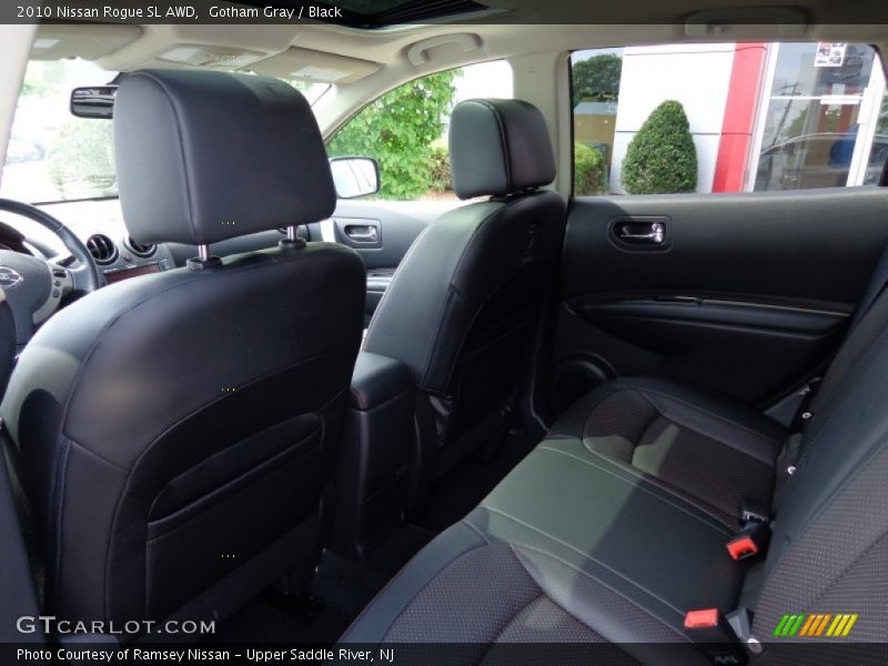 Gotham Gray / Black 2010 Nissan Rogue SL AWD