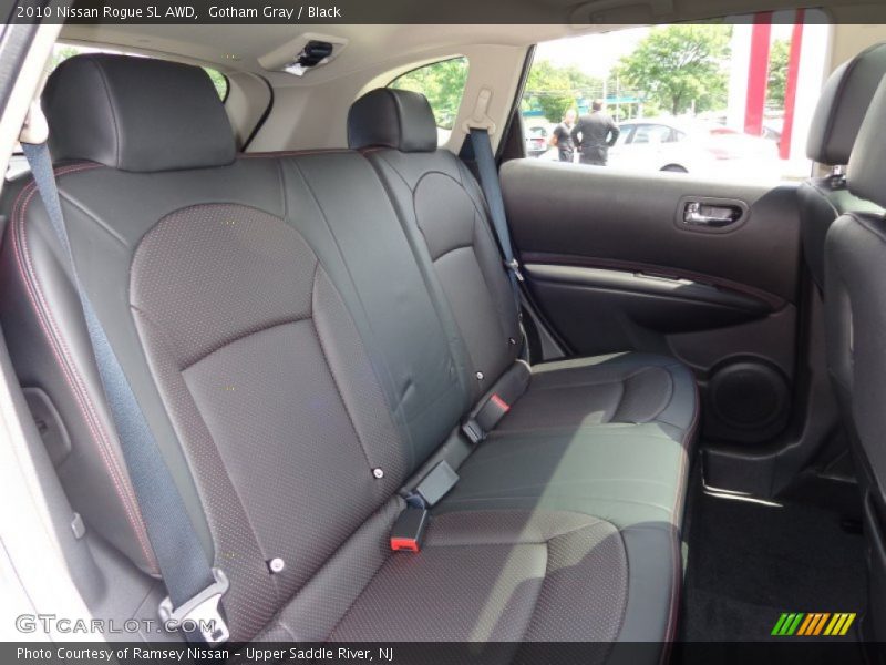 Gotham Gray / Black 2010 Nissan Rogue SL AWD