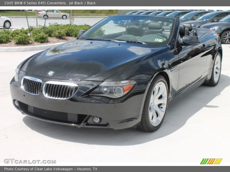 Jet Black / Black 2005 BMW 6 Series 645i Convertible