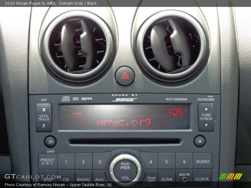 Gotham Gray / Black 2010 Nissan Rogue SL AWD