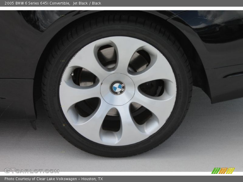 Jet Black / Black 2005 BMW 6 Series 645i Convertible