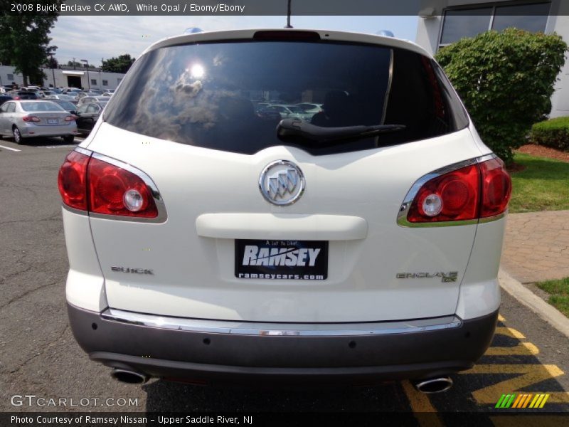 White Opal / Ebony/Ebony 2008 Buick Enclave CX AWD