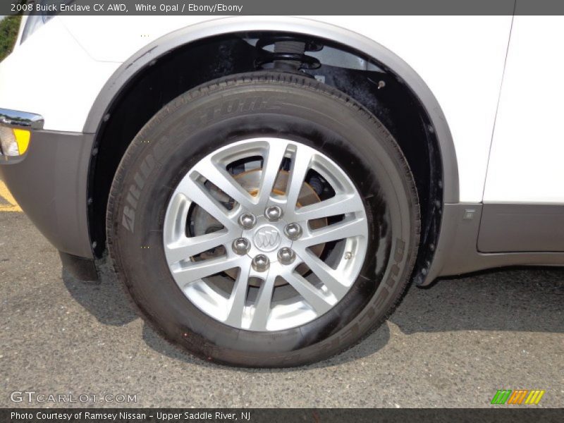 White Opal / Ebony/Ebony 2008 Buick Enclave CX AWD