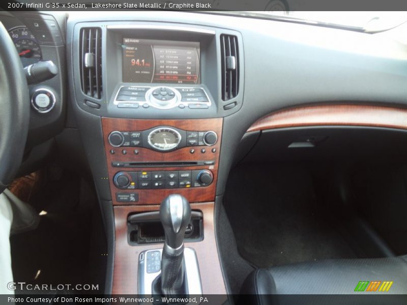 Lakeshore Slate Metallic / Graphite Black 2007 Infiniti G 35 x Sedan