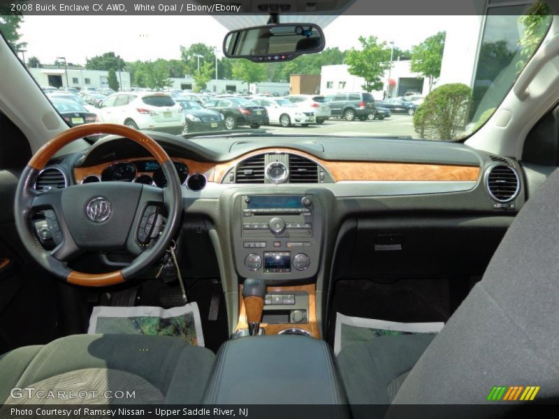 White Opal / Ebony/Ebony 2008 Buick Enclave CX AWD