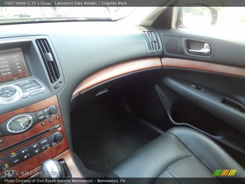 Lakeshore Slate Metallic / Graphite Black 2007 Infiniti G 35 x Sedan