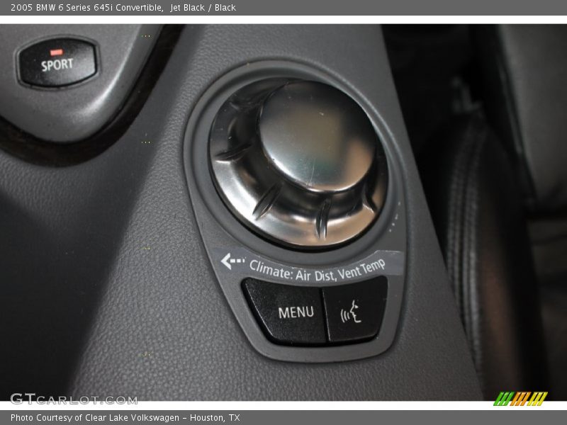 Controls of 2005 6 Series 645i Convertible