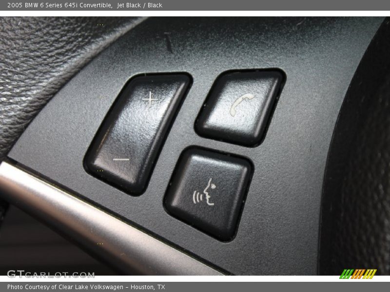 Controls of 2005 6 Series 645i Convertible