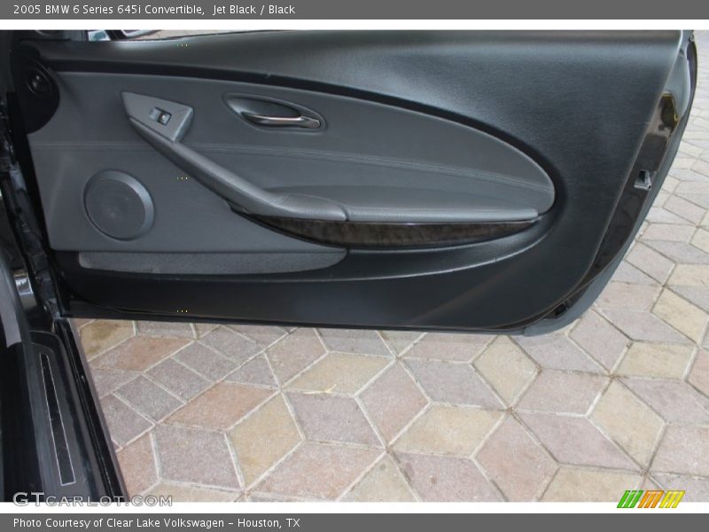 Jet Black / Black 2005 BMW 6 Series 645i Convertible